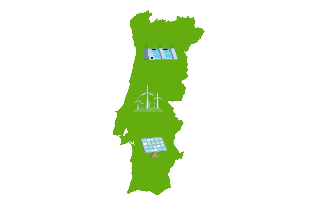 mapa verde
