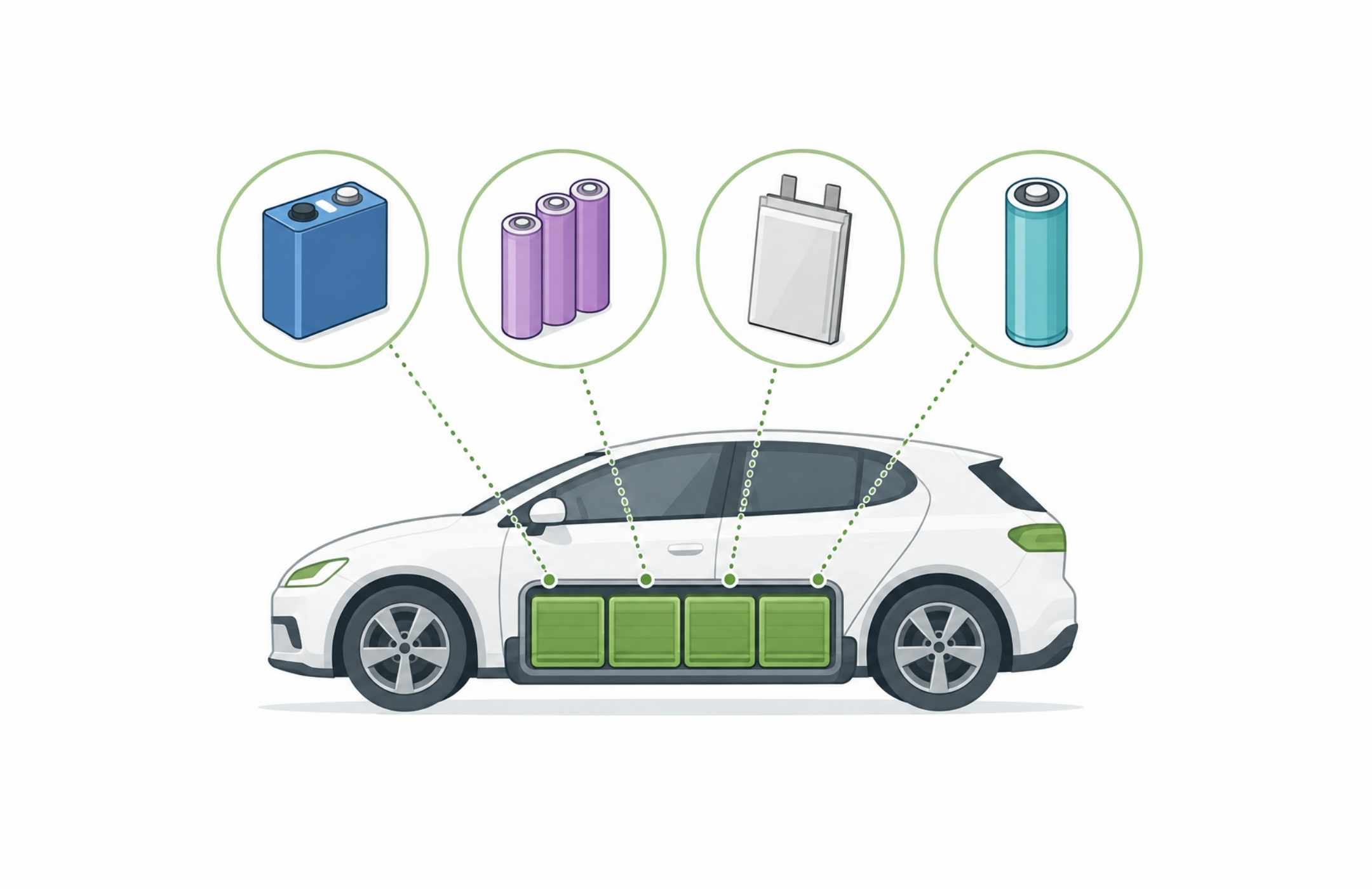 tipos de bateria carro eletrico