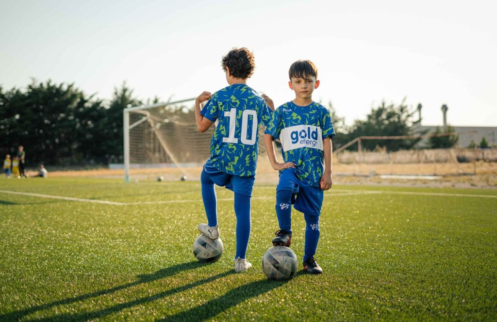 Green Team Goldenergy: uma nova equipa para apoiar o futebol de formação equipamento crianças goldenergy