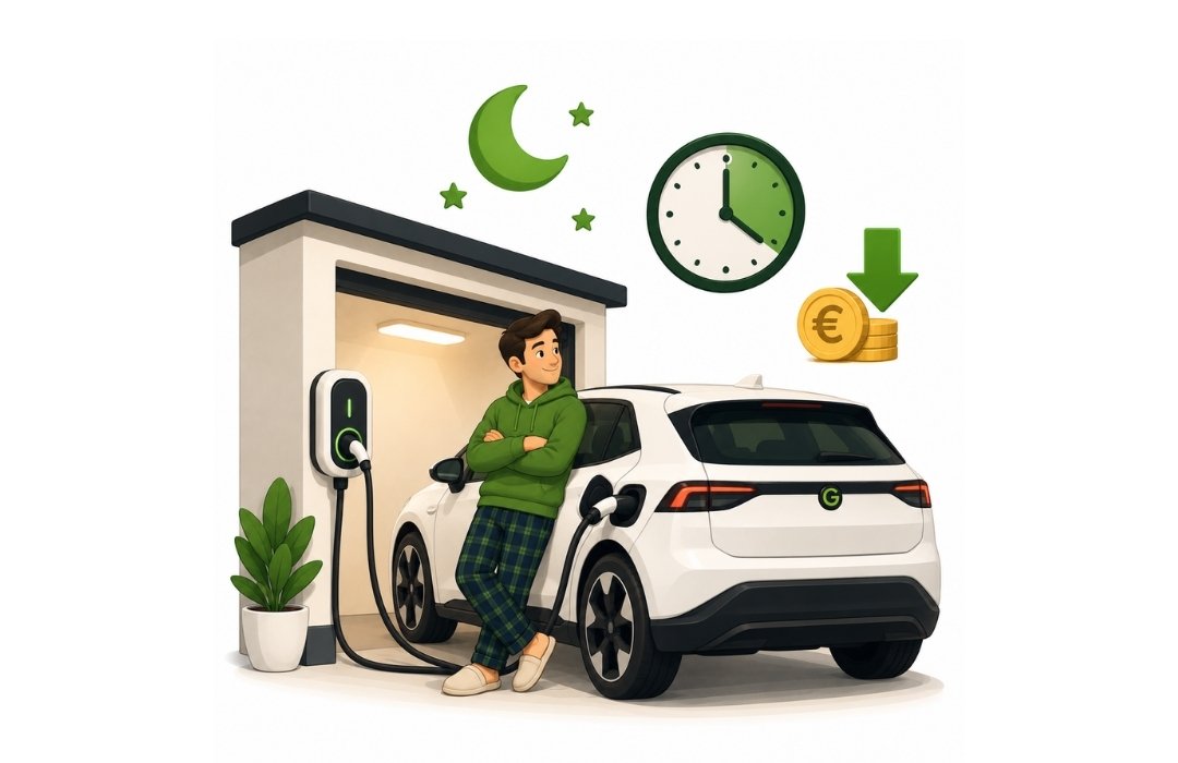 horas vazio carregar carro eletrico