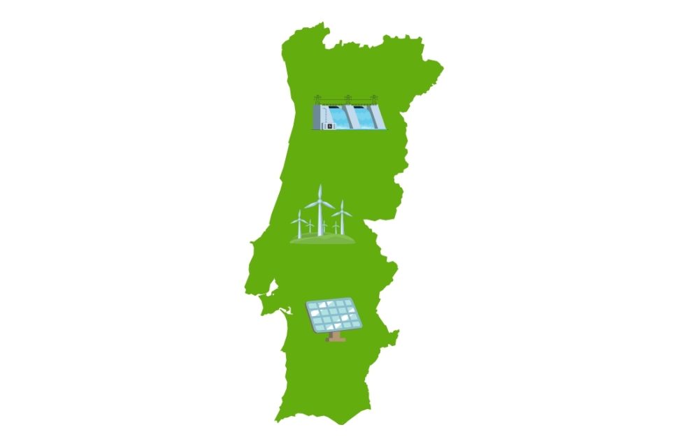 mapa verde